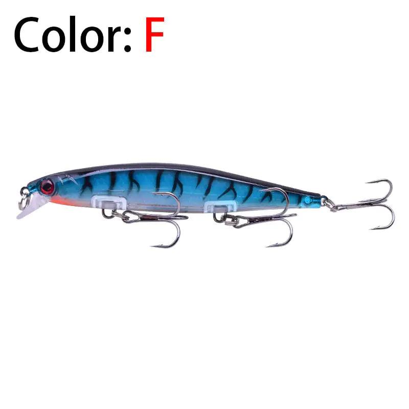 Ultimate Catch Proleurre Fishing Lures Color F: blue/red