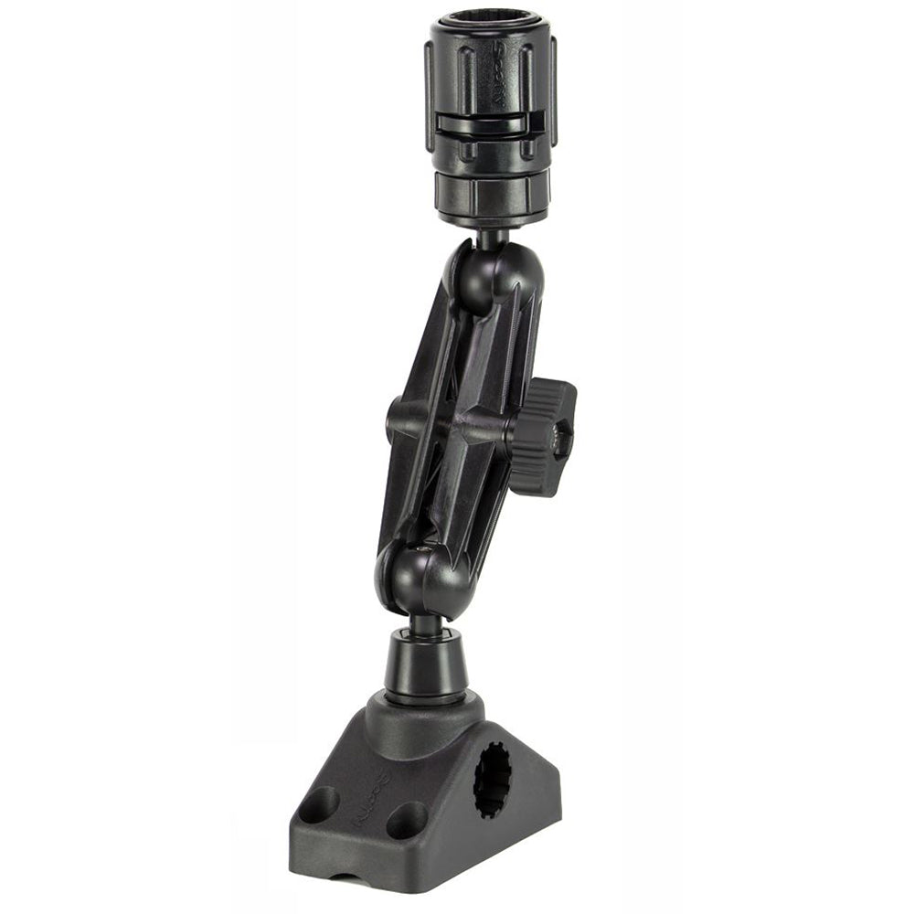 Scotty's Ball Mount System with Gear Head Adapter, Post combination with side/deck mount