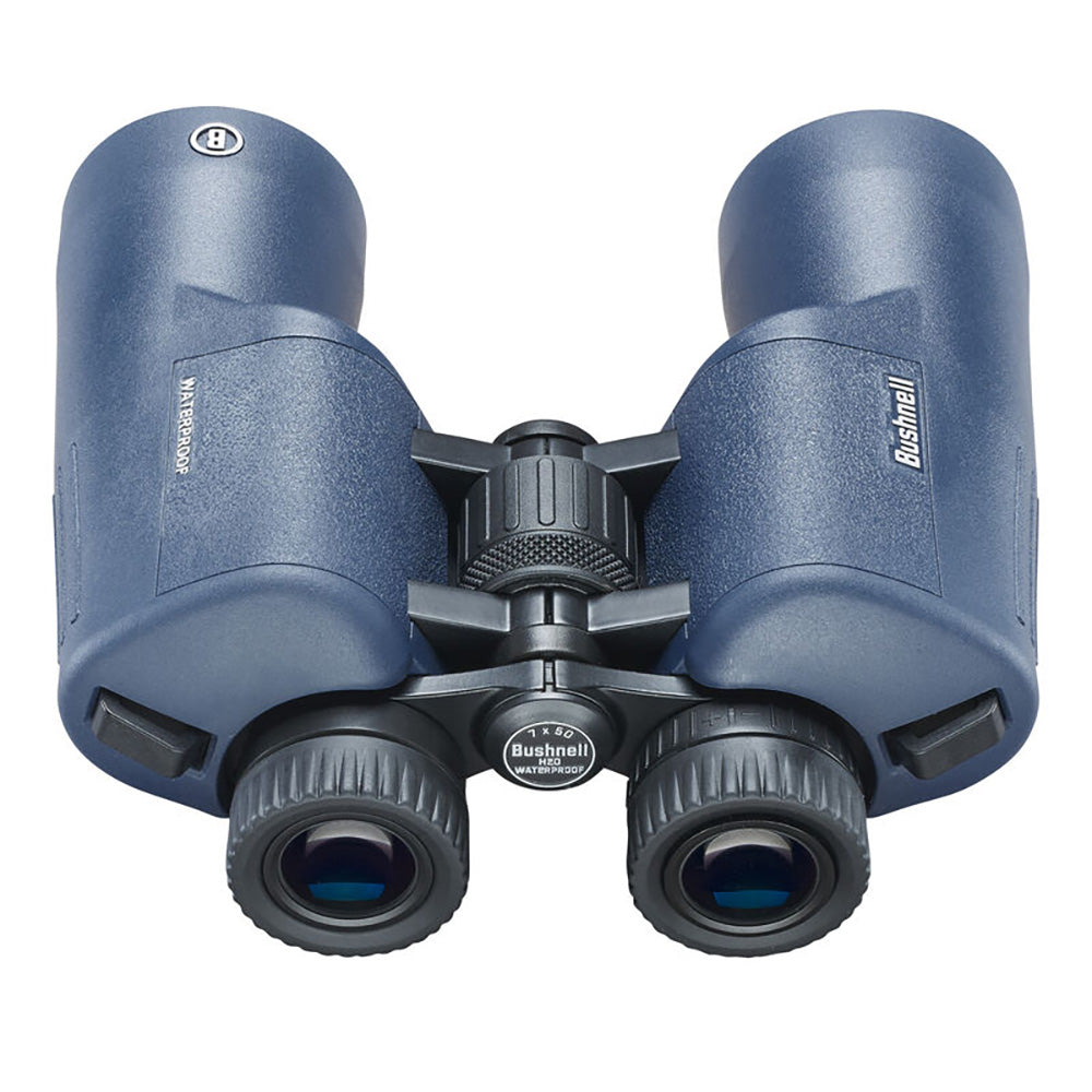 Bushnell 7x50mm Waterproof Binoculars - Dark Blue -- Porro - WP/FP Twist Up Eyecups