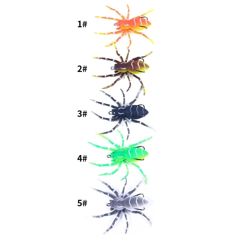 Spider bait for snakehead available 5 colors