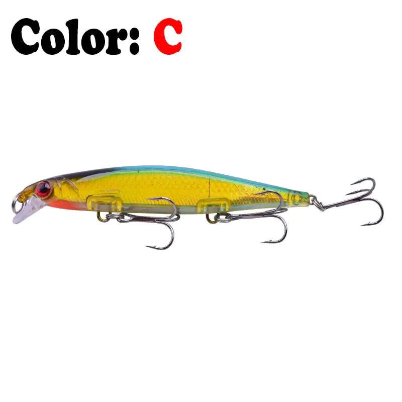 Ultimate Catch Proleurre Fishing Lure Color C yellow/red/blue