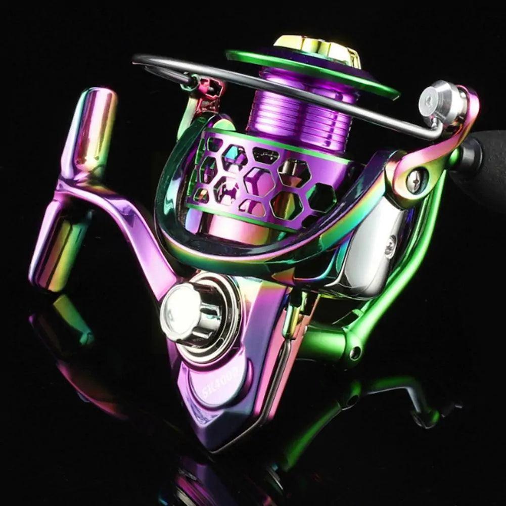 another view of the invasive slayer aluminum precision cash spinning reel