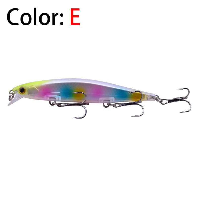 Ultimate Catch Proleurre Fishing Lure Color E: yellow/pink/blue/white/rainbow