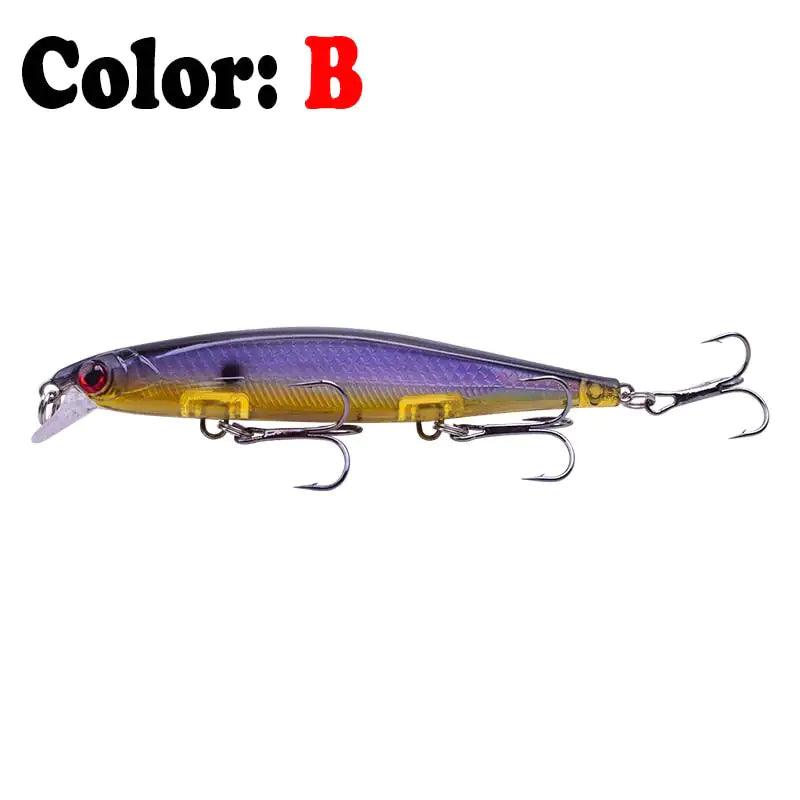 Ultimate Catch Proleurre Fisbing Lure Color B Purple/Yellow